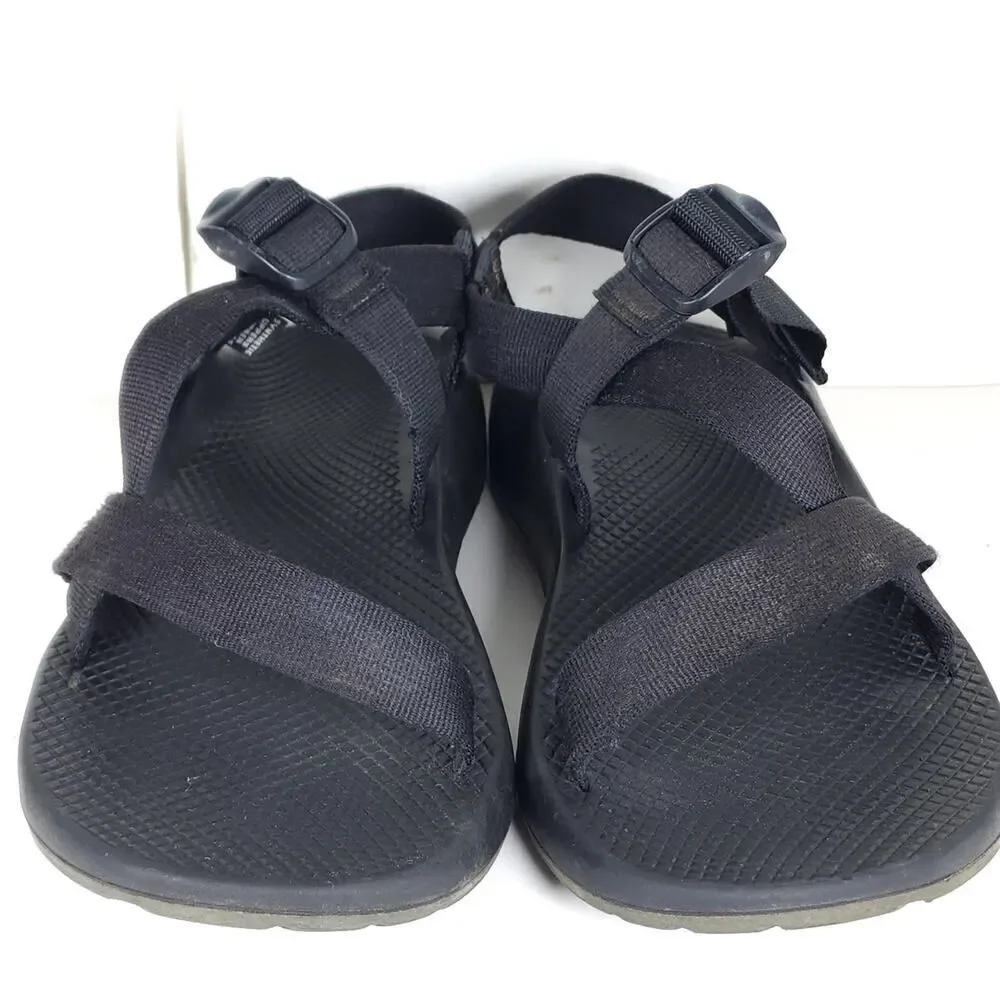 Chaco Men's Z Cloud Size US11 Black Strappy Outdoor Sport Sandals Shoes